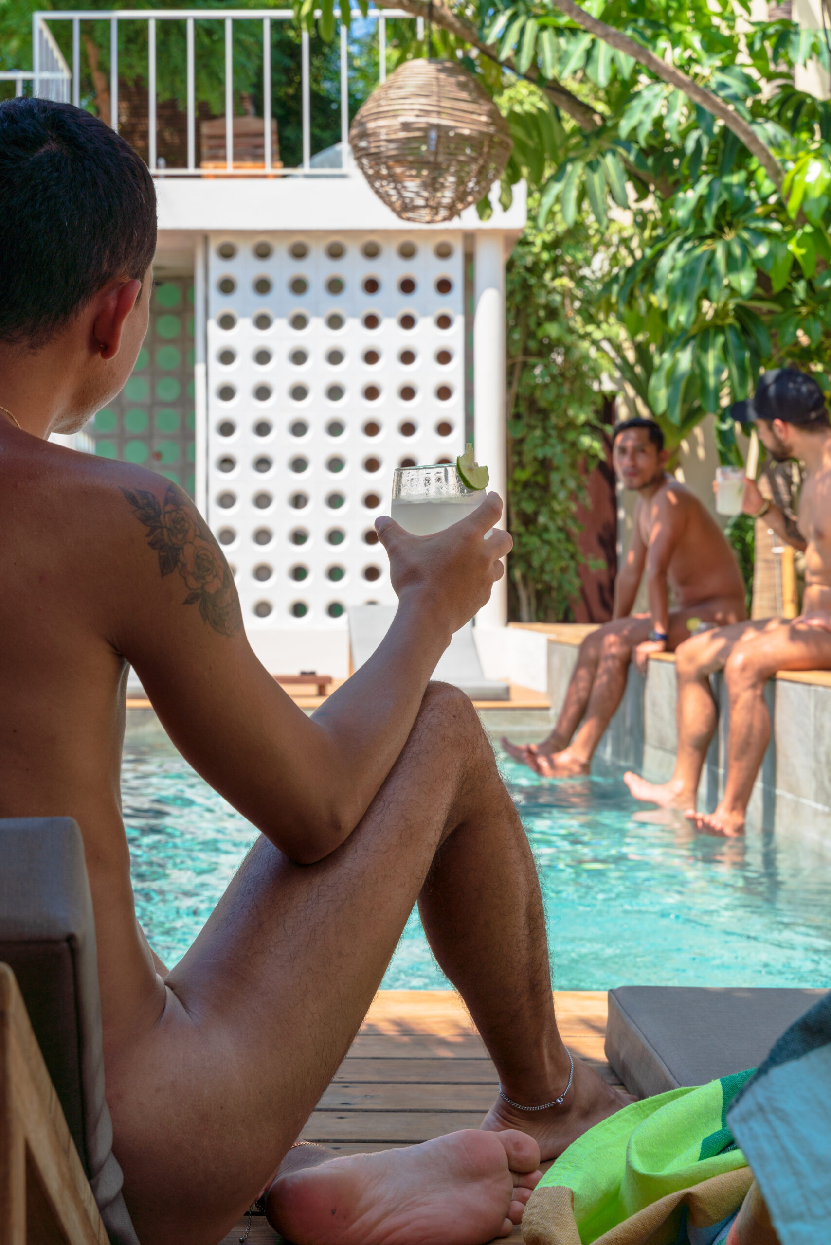 nude hotel in Zipolite, Oaxaca. Playa Zipolite