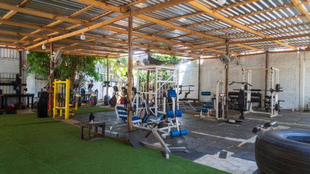 Gym in Zipolite, Oaxaca. Playa Zipolite