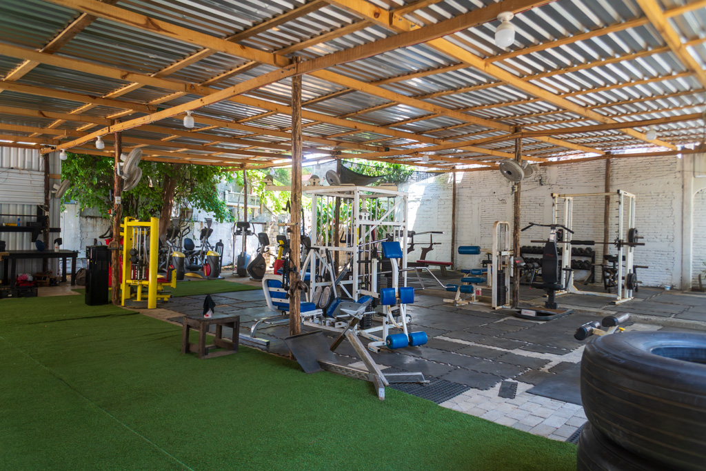 Gym in Zipolite, Oaxaca. Playa Zipolite