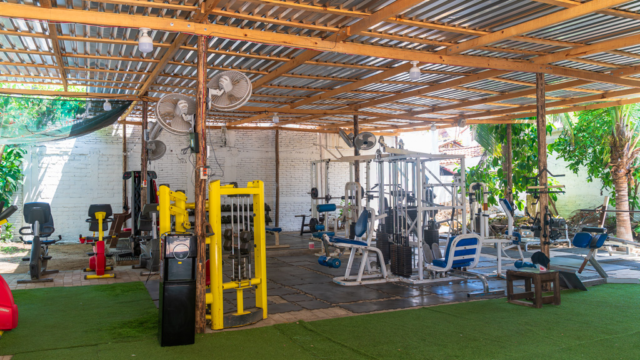 Gym in Zipolite, Oaxaca. Playa Zipolite
