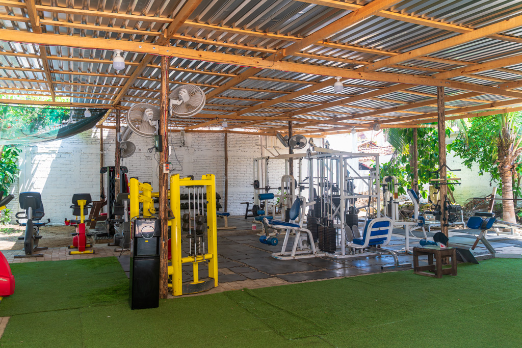 Gym in Zipolite, Oaxaca. Playa Zipolite